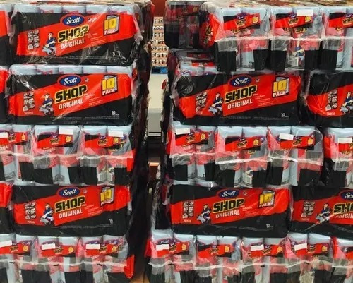 360 Rollos Toalla Scott Shop Original Paño Multiusos 36pzs