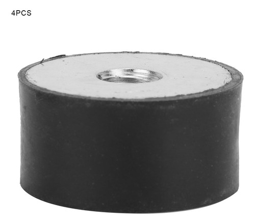Aislador Antibobinas De Rosca Hembra M6 Con Soporte De Goma,