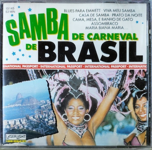 Samba Del Carnaval De Brasil Cd Impecable Importado Usa 