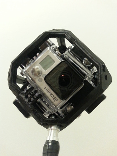 Suporte Filmagem 360graus Goprohero 3/3+/4 Skeleton Estanque