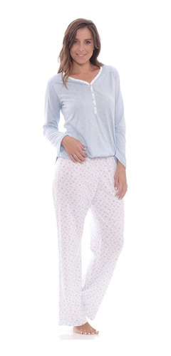 Pijama Invierno Dos Piezas Liberty De Wassarette 22603