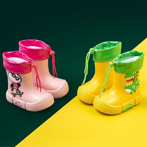 Nuevo Modelo De Bota De Lluvia Infantil Con Diseños De