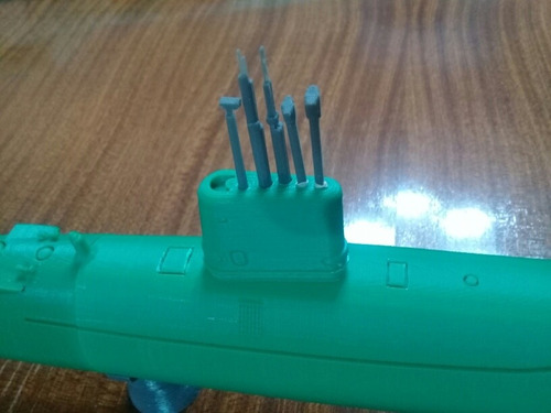 Ssn Hms Conqueror 1/200 Impreso En 3d