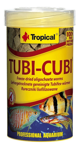 Tubifex Liofilizado Tubi Cubi 10 Gr Tropical Gusano De Fango