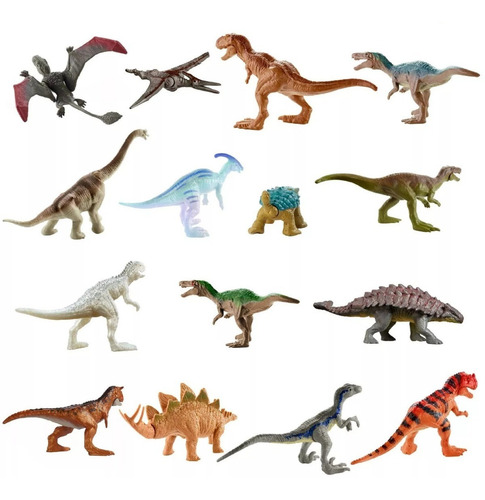 Imagen 2 de 2 de Set Mini Figuras Dinosaurios Jurassic World Original