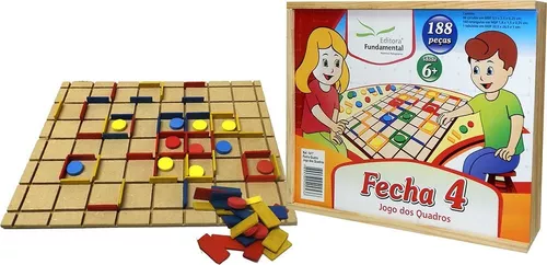 Jogo Feche O Quadrado - Jogo Dos Pontinhos Tabuleiro Em Mdf