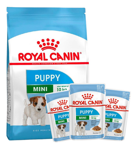 Pack Royal Canin Mini Puppy 3kg Perro Cachorro+regalos