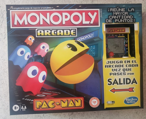 Monopoly Árcade Pac-man Hasbro Gaming En Español