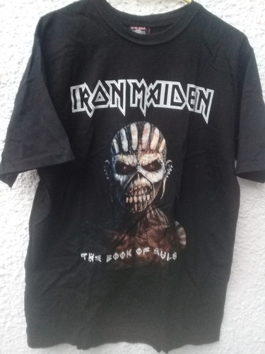 Camiseta Iron Maiden Book Of Souls Talle Xl.