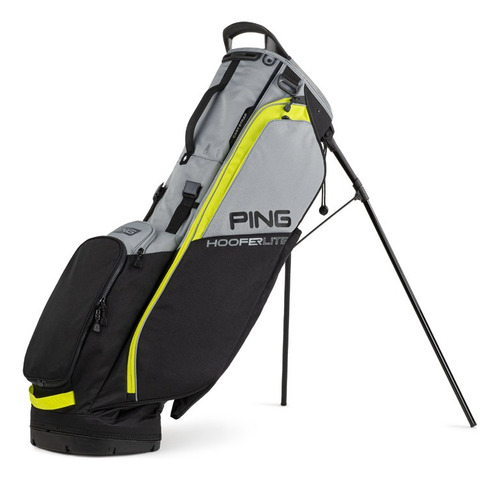 Bolsa Ping Hoofer Lite Black/iron/neon Yellow Golflab