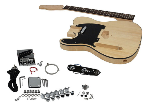 Solo Tc Style Diy Kit Guitarra Cuerpo Madera Basswood Mano