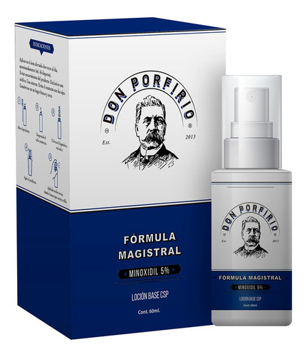 Don Porfirio - Loción De Crecimiento De Barba Y Bigote 5% Fragancia N/A