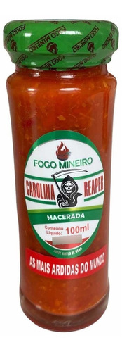 Pimenta Carolina Reaper Macerada 100 Ml C/3