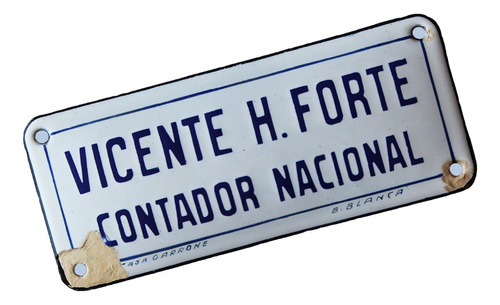 ¬¬ Cartel Enlozado Antiguo / Contador Nacional Zp