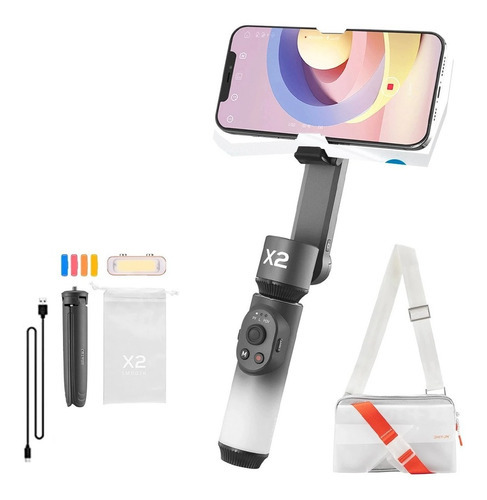 Estabilizador Celular Gimbal Zhiyun Smooth X2 Combo Bolso !! Color Negro