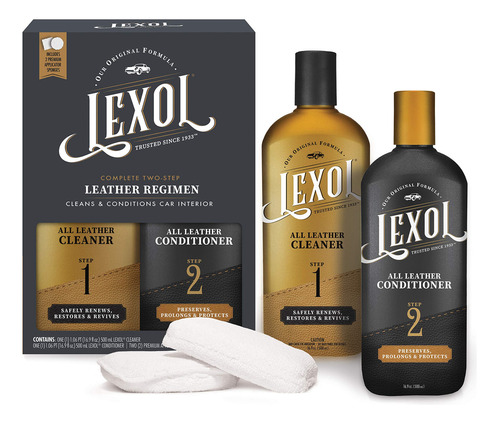 Lexol - Kit De Cuidado Limpiador Y Acondicionador De Cuer