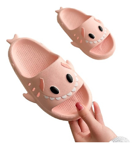 Pantuflas Infantiles De Tiburón De Dibujos Animados Moda