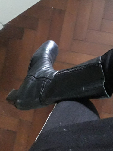Botas Mujer N°38 Febo Muy Buen Estado Media Caña