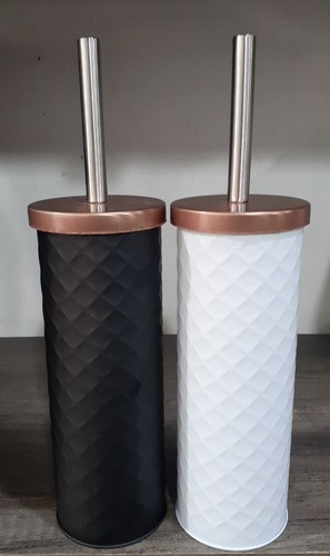 Imagen 8 de 9 de Escobilla Para Inodoro De Metal Con Cepillo De Baño Plástico