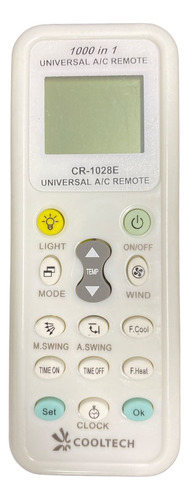 Control Remoto Universal Aire Acondicionado 1000 En 1 Repjul