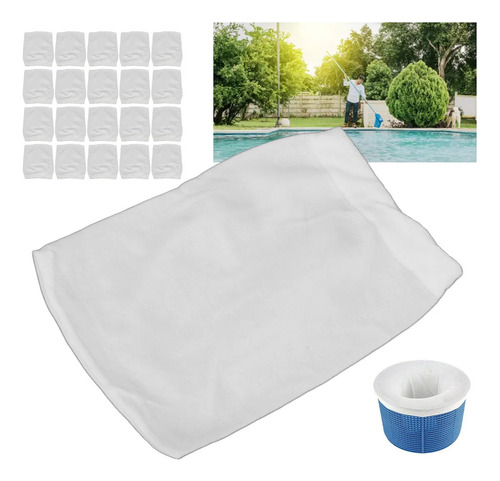 Calcetines Con Filtro De Piscina, 20 Unidades, Desechables P
