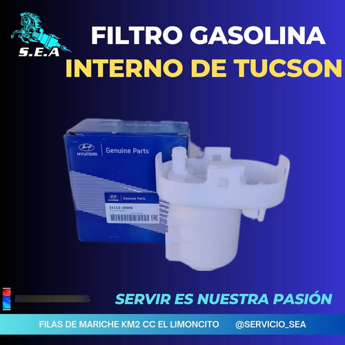 Filtro De Gasolina Interno Tucson 05-08 / Sportage 2.0