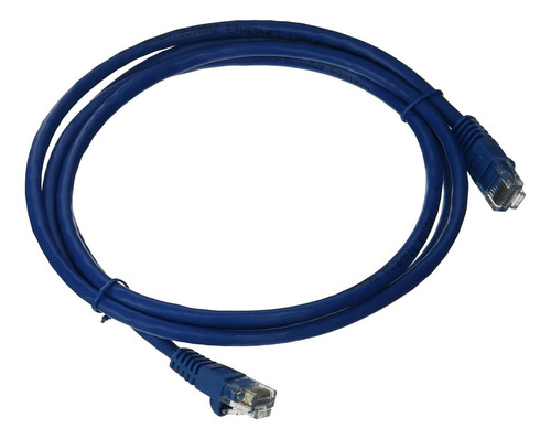 Pack 5 Pz Cordón De Parcheo Cat 5e 1mt Azul Hellermann Tyton