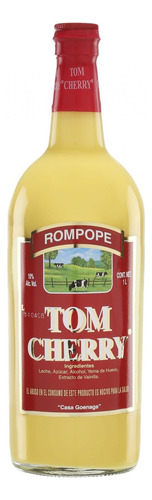 Pack De 4 Rompope Tom Cherry 1 L