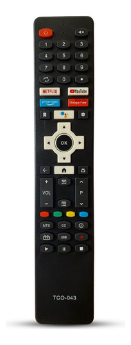 Control Hyumdai Smart Tv Android Sin Opcion De Voz + Pilas