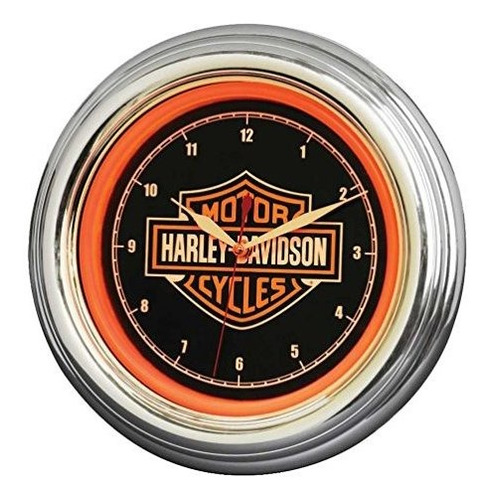 Harley-davidson Bar & Reloj De La Led, De Larga Duración Nar