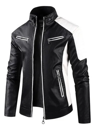 Chaqueta moto hombre casual sale