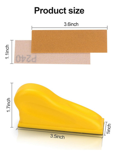 Kit De Papel Lijador Microdetallado De 70 Piezas, 3.5 X 1 Pu