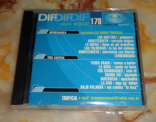 Leader Music / Dif 178 Abril 2002 / Tropical - Cd Rom