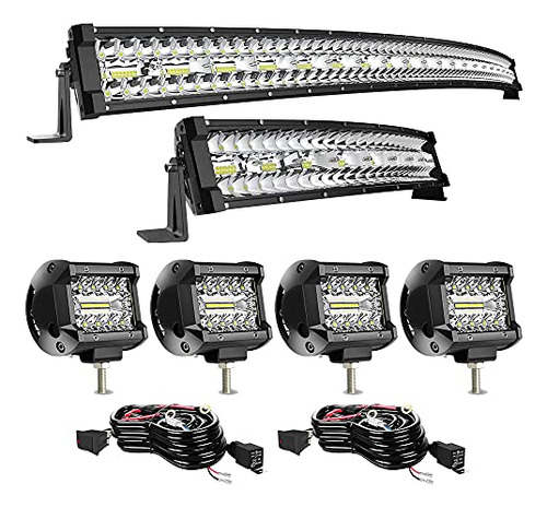 Barra De Luz Led De 52 Pulgadas 1125w 97500lm Combut Curvo B