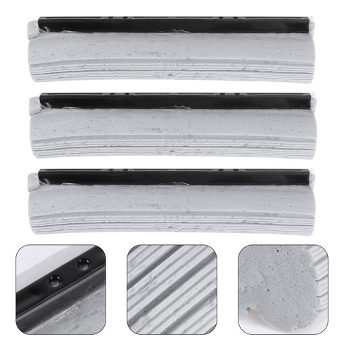 Cabezal De Mopa Triangular Para Suelo, 3 Unidades