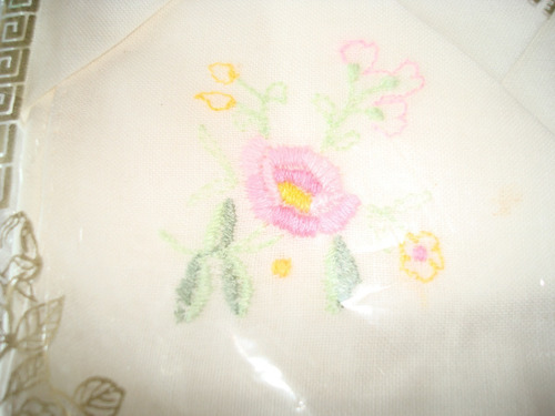 Pañuelos De Mano Para Dama Bordados De Algodón. Set X 6.