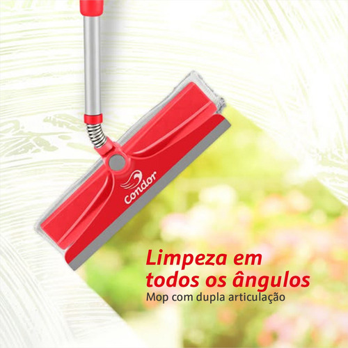 Rodo Rodinho Limpa Vidros Cabo Extensível Sacadas Janelas