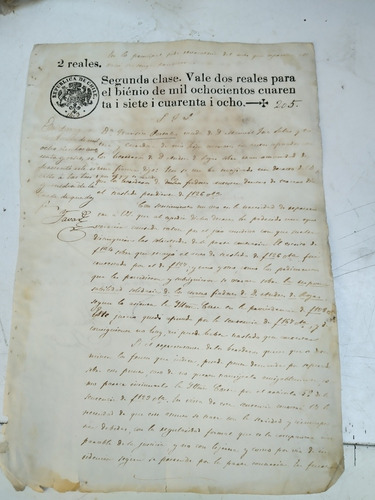 Documentos Antiguo 1847