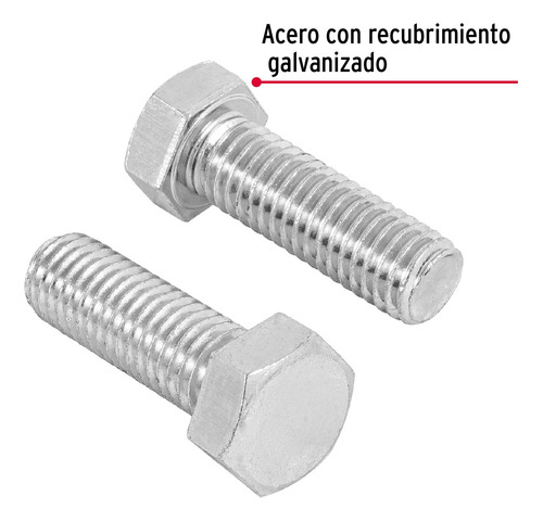 Tornillo Tipo Maquina 5/8 X 6´ Hexagonal Metal 4pz 44693