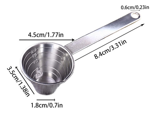 Cucharas Medidoras De Metal Cucharas Medidoras De Acero Inox