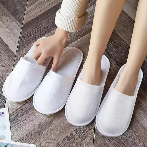 12 Pares Desechables Para Invitado Viaje Hotel Personalizar