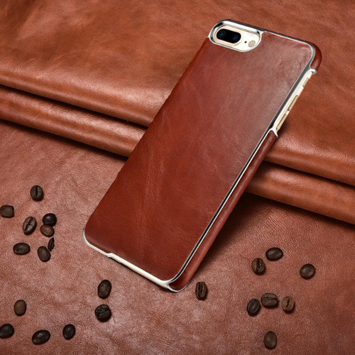 Apple® Leather Carcasa Cuero Genuino iPhone 8 Plus 7 Plus