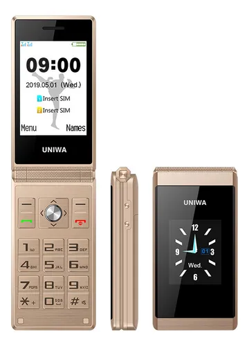 Flip Phone Sim Smartphone Botón Grande Para Personas Mayores