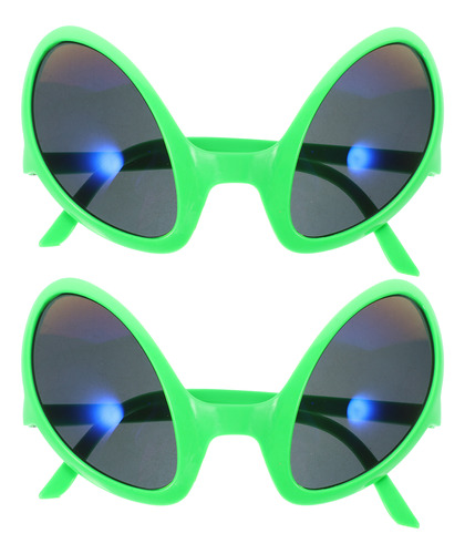 Gafas De Sol Exageradas Alien Glasses Party, Diadema, 2 Unid