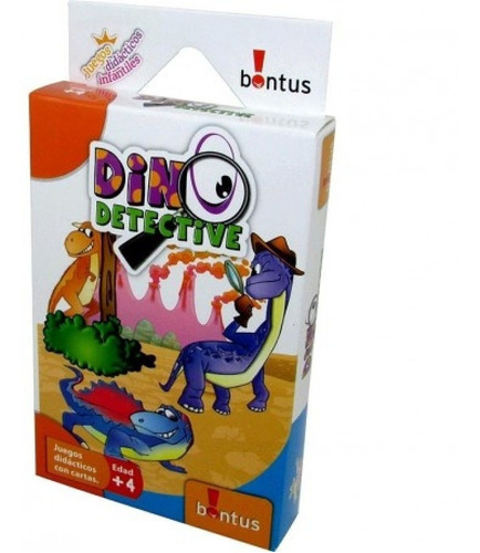 Dino Detective Juego Didactico Con Cartas Bontus