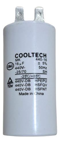 Capacitor Cooltech 16uf 440