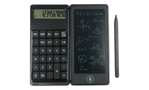 Calculadora Y Tableta De Escritura Lcd C5 Bloc Nota Plegable