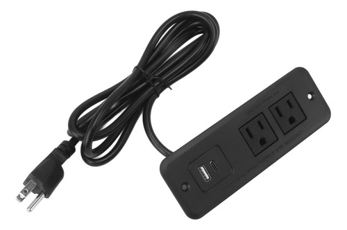 Enchufe Empotrable Para Muebles De Escritorio, 125 V, Tipo C