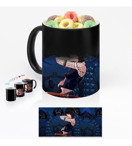 Taza Magica China Ninja Oni Mask Anime Personalizada