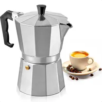 Comprar Cafetera Italiana Cafeteras Express 3 Tazas Color Plateado